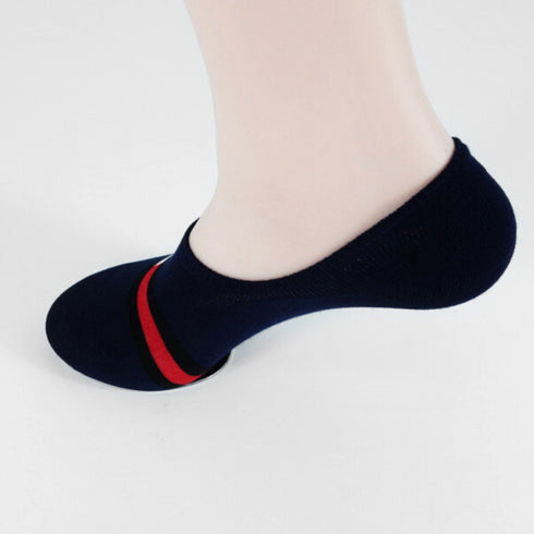 Tommy Legs No Show Invisible Socks Black